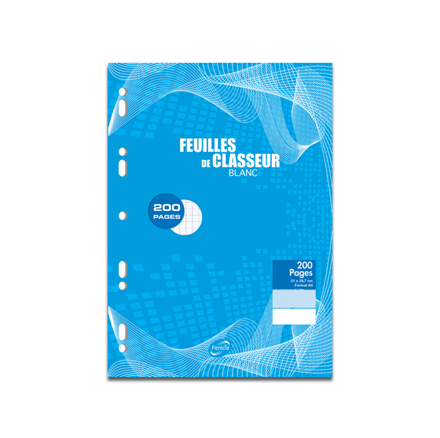 FEUILLETS MOBILES BLANC A4  SEY  80G FENICIA