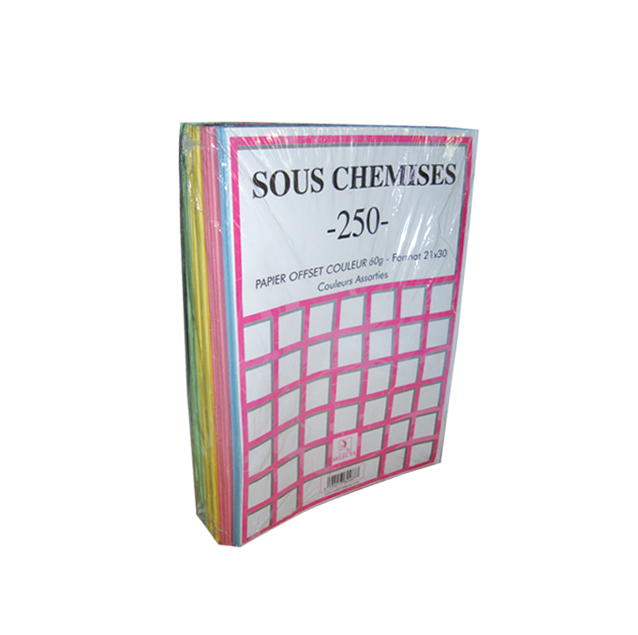 SOUS CHEM ASS 21X29,8 250PC 60G SELECTA