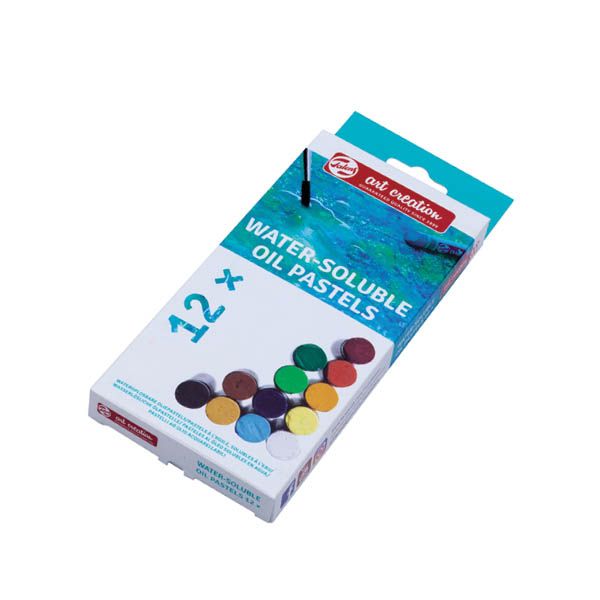 SET DE 12 PASTELS A HUILE SOLUBLES A L'EAU