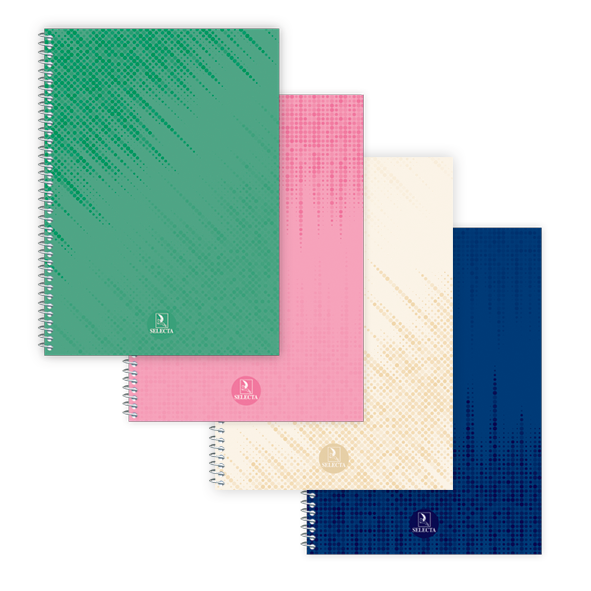 CAHIERS POLYPROPYLENE RELIURES SPIRALES 60g