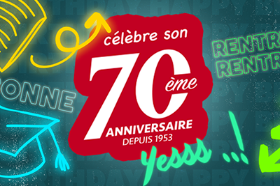 Nous célébrons 70 ans de passion!